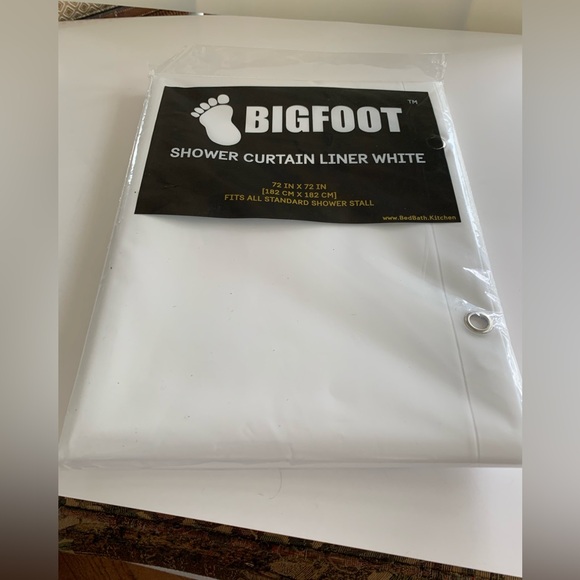 BigFoot Shower Curtain Liner - Picture 2 of 4